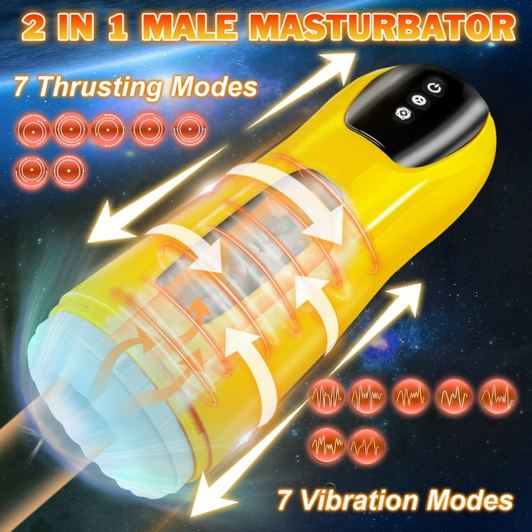 MonNn Automatic Male Masturbator Cup with 7 Thrusting & Vibration Modes, Male Adult Sex Toys for Men Hands Free - Walmart.com MonNn Automatic Male Masturbator Cup with 7 Thrusting & Vibration Modes, Male Adult Sex Toys for Men Hands Free - Walmart.com