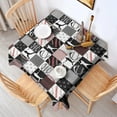 thumbnail image 2 of Baseball Patchwork Pattern Square Tablecloth,Waterproof Square Table Cover,Wipeable Spillproof Washable Table Cover for Home Kitchen Party Decor 42"X42"(107x107cm), 2 of 6