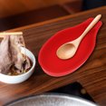 thumbnail image 3 of Cutlery Spoon Holder Home Rest Utensils Storage Rack Silica Gel Chopstick 4 Pcs Red, 3 of 6
