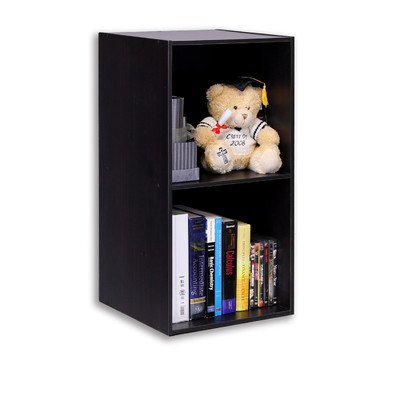 Furinno 11013EX Hidup Tropika Eco Almacenamiento alto modular de cubo abierto con estante, Espresso Furinno 11013EX