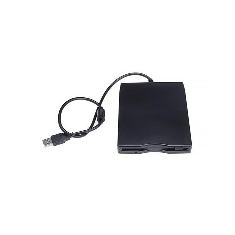 External Floppy Disk Drive， Portable 1.44 MB FDD Diskette Drive for PC Windows 2000， for XP， for Vista， for Windows 7/8/10 -