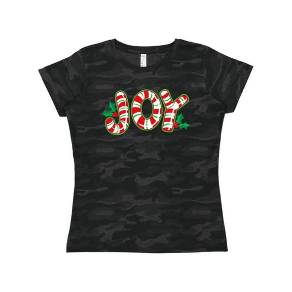 Inktastic Candy Cane Joy Women's T-Shirt