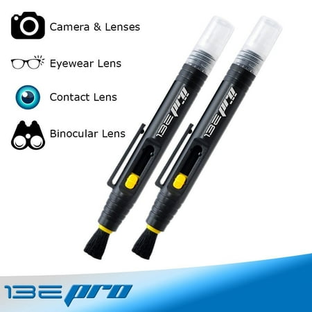 Image of Precision Lens Cleaner Brush Pen by I3EPro | Micro Bristle Lens Cleaning Pen Tool for DSLR Camera Lens Eyeglasses Contact Lenses Binoculars Telescopes Cellphone Screens | Pack of 2