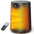 thumbnail image 1 of Calefactor eléctrico GiveBest 1500W cerámico PTC con control remoto y temporizador, 1 of 8