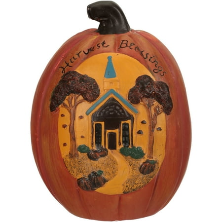 Decorative Pumpkin - Wal-Mart Halloween Harvest Blessings Decorative Pumpkin