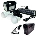 thumbnail image 4 of Kit solar para acampar con luz de emergencia y cargador USB y 3 bombillas, 4 of 4