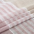 thumbnail image 4 of Haperlare Sheer Curtains for Living Room 52"W x 95"L Striped Farmhouse Light Filtering Window Curtain for Bedroom, Pink, 2 Panels, 4 of 6