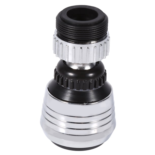 Difusor aireador Jadeshay adaptador de filtro de agua para grifo giratorio 360 grados plateado