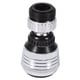 thumbnail image 1 of Difusor aireador Jadeshay adaptador de filtro de agua para grifo giratorio 360 grados plateado, 1 of 12