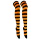 thumbnail image 1 of Jumpingount 1 par de medias a rayas de poliéster, accesorios de vacaciones, medias de vacaciones, ropa de fiesta, resistente al desgaste, estilo Type3 NO3, 1 of 6
