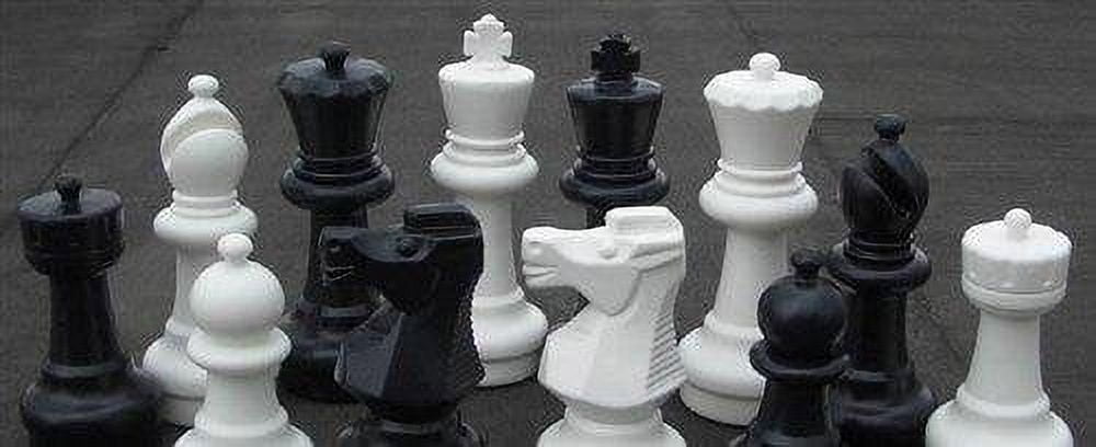 MegaChess 12 Inch Plastic Giant Chess Set With Plastic Board