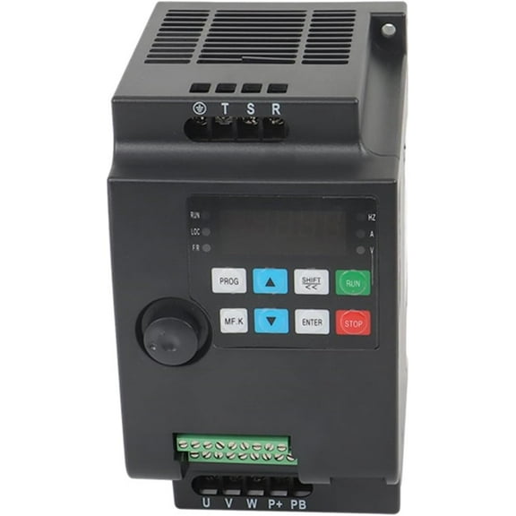 2.2KW 3HP Variable Frequency Drive 220V Single Phase to 208-240V 3 Phase Converter Motor Speed Controller