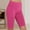 Hot Pink, variant on JJHGVB Shorts for Women Yoga Shorts Women Sport Yoga Solid Mid Thigh Stretch Cotton High Waist Comfort Pocket Active Short Leggings High Waisted Pants Summer Pants Black L