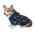 thumbnail image 3 of Bingfone Blue Seahorse Dog Clothes Hoodie, Pet Winter Coat,Puppy Sweatshirts for Small Dogs Boy Girl,Suitable for All Breeds-Large, 3 of 6