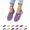 Purple, variant on EKVAHL Women's Woven Orthopedic Walking Shoes Wide Width Toe Comfortable Soft Shoe Breathable Mesh with Arch Support Lightweight Walking Shoes Anti-Skid Holiday Sneakers