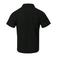 thumbnail image 5 of Xunlbb Men's Shirts Mens Dress Shirts Men's Pullover Zipper Printing Lapel Long Sleeve Turndown Collar Blouse Shirt on Clearance, M-3XL, 5 of 6