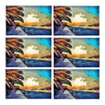 thumbnail image 2 of MKHERT Tropical Paradise Landscape and Palm Trees with Beach Sunset Placemats Table Mats for Dining Room Kitchen Table Decoration 12x18 inch,Set of 6, 2 of 4