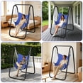 thumbnail image 6 of G TALECO GEAR Hammock Chair with Stand, Rustproof Hanging Chair with Stand, Hammock Swing Chair for Indoor and Outdoor Use in Patio, Yard, Garden, Blue, 6 of 8