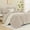 03-Oatmeal, variant on ANGENIA 7 Pieces King Size Comforter Sets Dark Emerald Green - Bed in a Bag Lightweight Fluffy All Season Bed Sets with Comforter, Sheets, Pillowcases & Shams