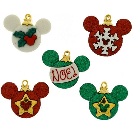 Fabric Scrapbooking Embellishments - Dress It Up Licensed Embellishments, Disney Mickey Ornaments