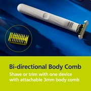 Philips Norelco New Oneblade Unisex Intimate Pubic & Personal Body Trimmer, 1Pk, QP1924/70