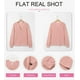 thumbnail image 3 of Blusa elegante casual con cuello en V, punto gofrado, blanca, dokotoo para mujer, 3 of 7