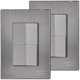 thumbnail image 1 of Interruptor Acero Inoxidable Inoxium1A1ESilver 2Pzas Apagador/Apagador Escalera 125-250VCA 10A 50/60Hz Plateado Acero In, 1 of 2