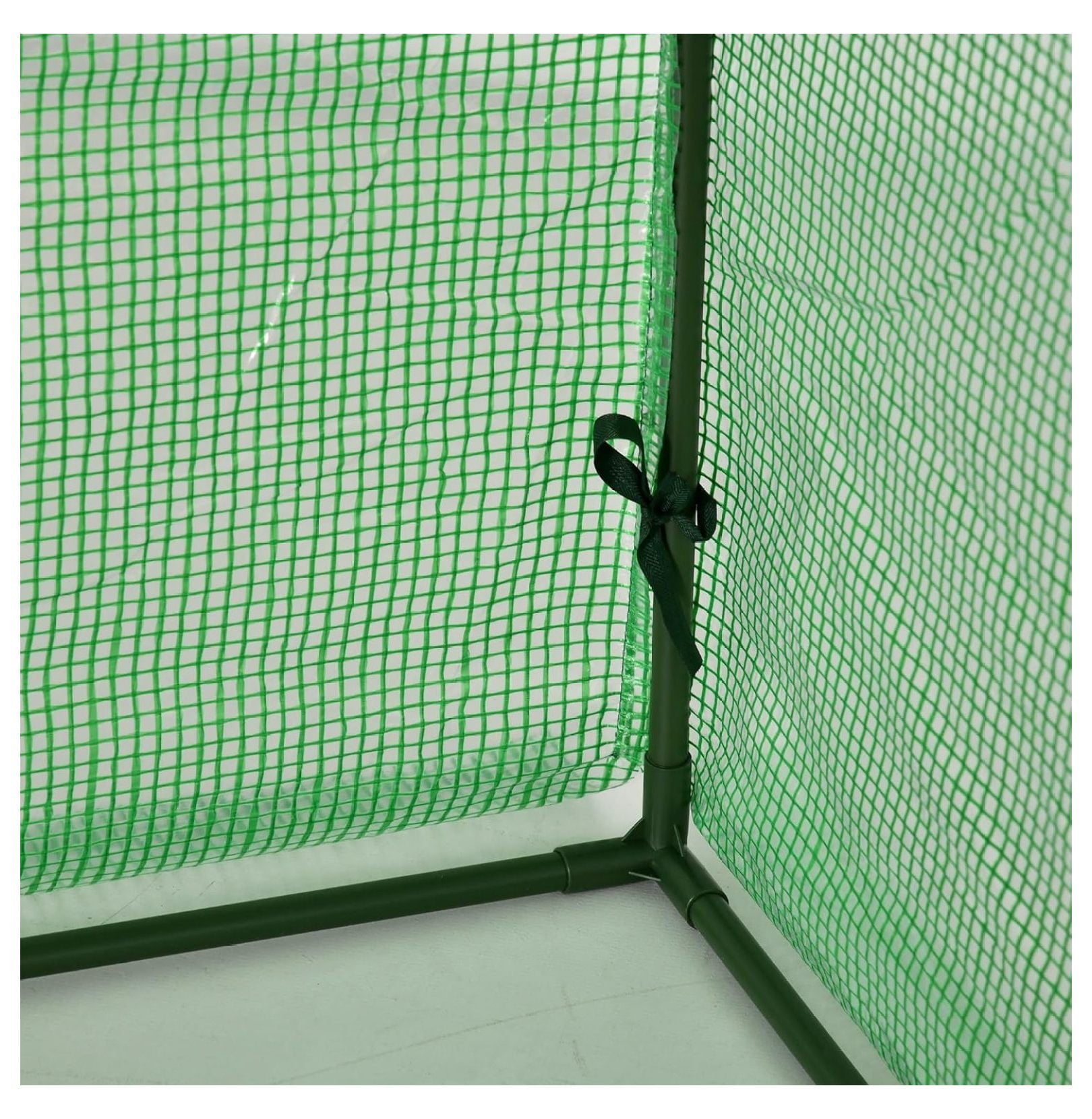SONGMY 10' x 3' x 2.5' Mini Greenhouse, Portable Tunnel Green House with Roll-Up Zippered Doors, UV Waterproof Cover, Steel Frame, Green