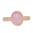 thumbnail image 1 of 18K Gold Vermeil Morganite Cabochons Ring Jewelry s.5.5 ALLR-5850, 1 of 1