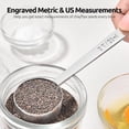 thumbnail image 5 of U-Taste Coffee Scoop 2 Tablespoon: 18/8 Stainless Steel Measuring Scooper for Ground Coffee, Bean, Powder, Espresso, 4.3in Long Handle Metal Measure Spoon for Canister, Jar (2Tbsp/30ml), 5 of 10