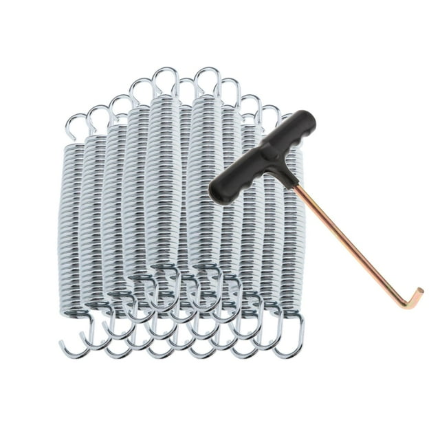 ZheElen 20 Pcs Ressorts de Trampoline Robustes Résistants aux Intempéries Trampoline Excellente Résistance à la Rouille et Accessoires 10cm