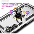 thumbnail image 3 of for Samsung Galaxy A25 Case: Galaxy A25 5G Phone Case Dual Layer Protective Phone Cover Rugged Full Body Drop Protection Shockproof Phone Case Silver, 3 of 12