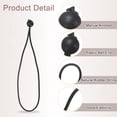 thumbnail image 3 of Cuerdas elásticas de 12 pulgadas con bolas, 60 piezas de cuerdas elásticas con bolas para sujetar lonas para tiendas (negro), 3 of 7