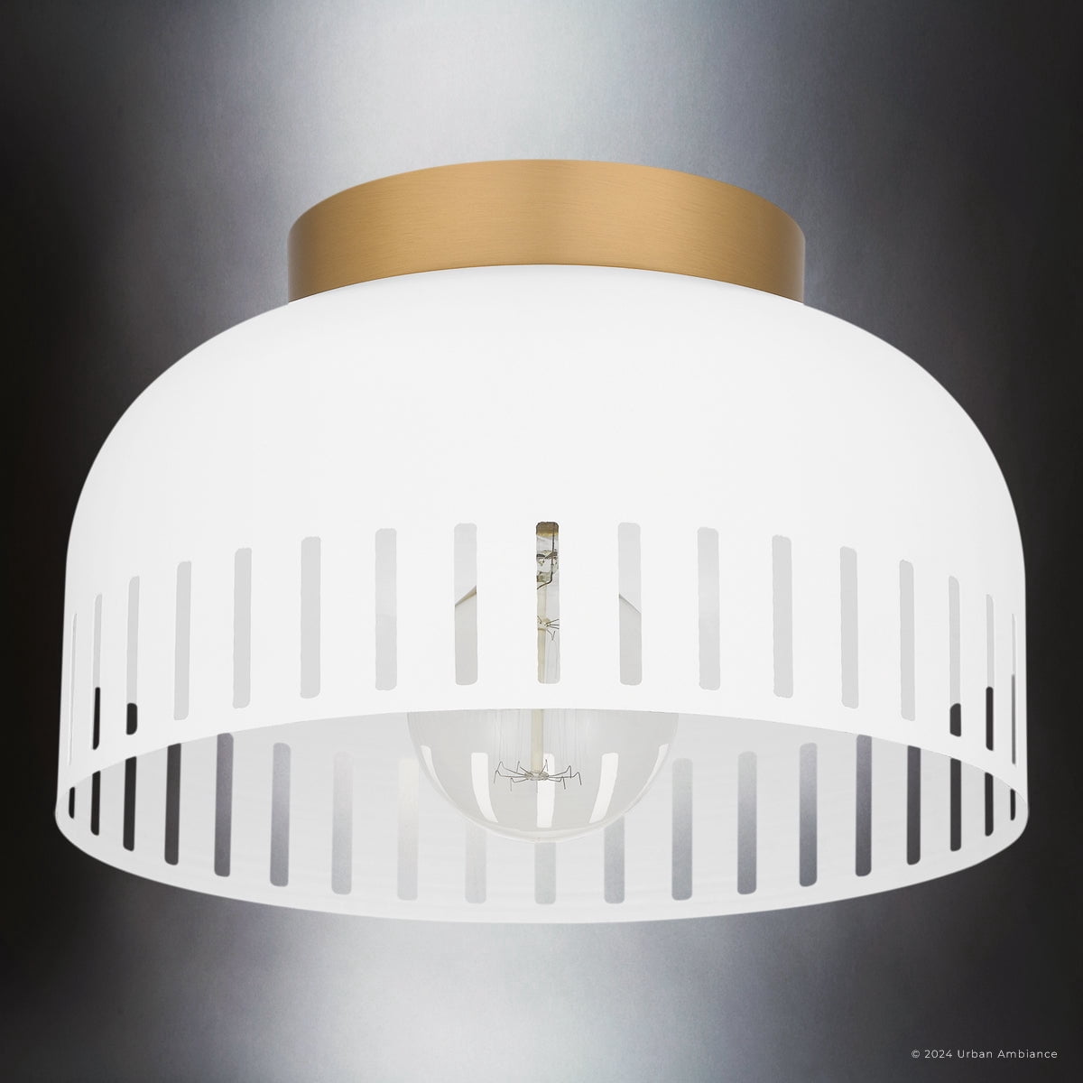 Luxury Bohemian Ceiling Light, Matte White, UQL5610