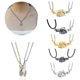 thumbnail image 1 of Couple Magnetic Necklaces, 2 Pcs Magnet Hand In Hand Necklace Pendant Necklaces Set, 1 of 4