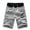 Grey, variant on cargo pants for men Plain Mens Sport Pants Half Cargo Joggers Trousers Shorts Summer Casual Beach Men's Pants Grey M