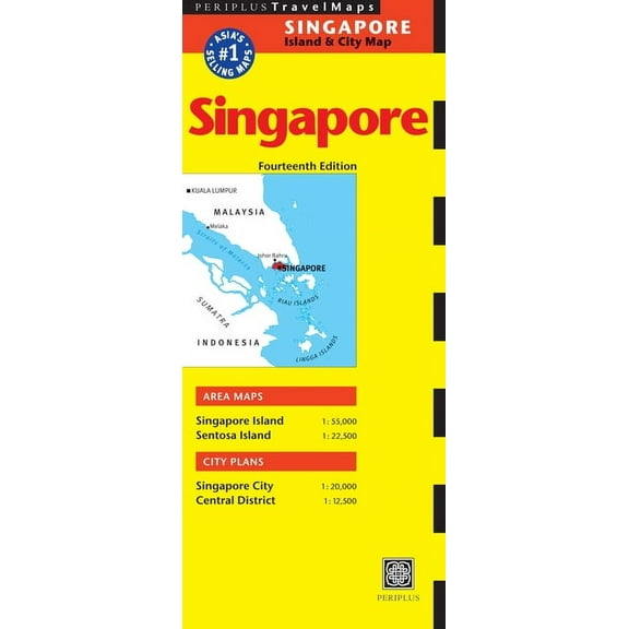 Singapore Travel Map Fourteenth Edition, (Paperback)