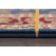 thumbnail image 4 of Sensation Transitional 2' x 7' Navy and Beige Polypropylene Indoor Area Rug, 4 of 8