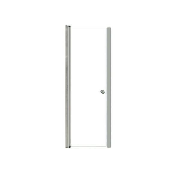 Transolid LSD247006C-BS Lyna 24-in x 70-in Pivot Shower Door, Brushed Stainless