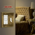 thumbnail image 5 of ENERLITES Combination Toggle Switch & Decorator Receptacle Metal Wall Plate, Stainless Steel 201 Outlet Cover, Corrosion-Resistant, Standard Size 2-Gang, 771131-AB, Antique Brass, 5 of 5