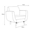 thumbnail image 5 of Sillón Alterego Tapizado Color Marfil, 5 of 5
