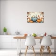 thumbnail image 3 of ZHONGYUTONG Fall Canvas Wall Art Autumn Pumpkin and Maple Leaf Paintings Prints Vintage Farmhouse Pictures Thanksgiving Home Decor (12.00" x 18.00"), 3 of 6
