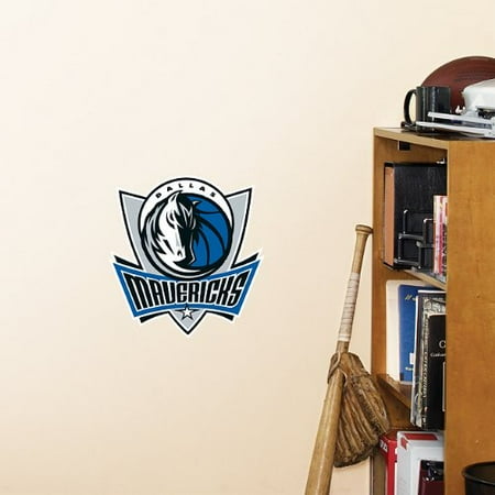 Logo Fathead Basketball - 1 X Dallas Mavericks Team Logo NBA Official Vinyl Wall Graphic, Officially licensed By FATHEAD