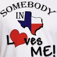 thumbnail image 3 of CafePress - Somebody In Texas Loves Me Fitted T Shirt - Fitted T-Shirt, Vintage Fit Soft Cotton Tee, 3 of 4