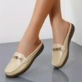 thumbnail image 2 of IUJSOY Loafers for Women Mules Flats Shoes Comfortable Dressy Backless Slides Slip on Walking Shoes, 2 of 6