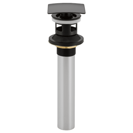 

Delta 72175-BL Square Push Pop-Up with Overflow Matte Black