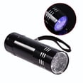 thumbnail image 2 of Ccdes ultraviolet LED flashlight, LED handheld blacklight ,Aluminum Alloy UV 9 LED Ultra Violet Flashlight Backlight Torch Light Lamp, 2 of 8