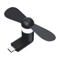 thumbnail image 1 of Mini Ventilador USB-C VentDepot 1Pza Negro 5W Silicón+Plástico, 1 of 1