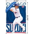 thumbnail image 3 of MLB Chicago Cubs - Seiya Suzuki 23 Wall Poster with Push Pins, 14.725" x 22.375", 3 of 6