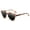 White Brown, variant on Polarized Jackie O' Classic Fashion Sunglasses Black White White - White